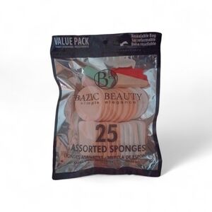 25 Assorted Makeup Sponges